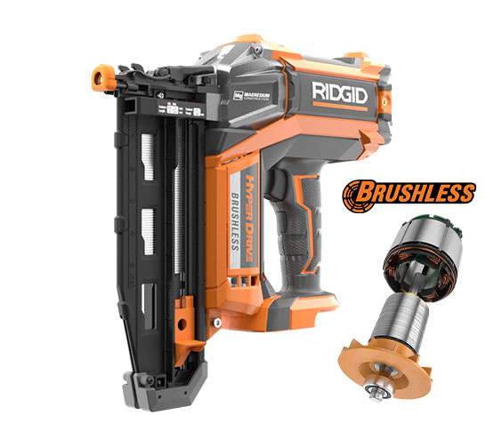 Ridgid 16-Gauge 2-1/2 in. Straight Nailer Review - YouTube